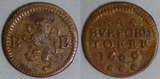 Burford, 1669 borough farthing
